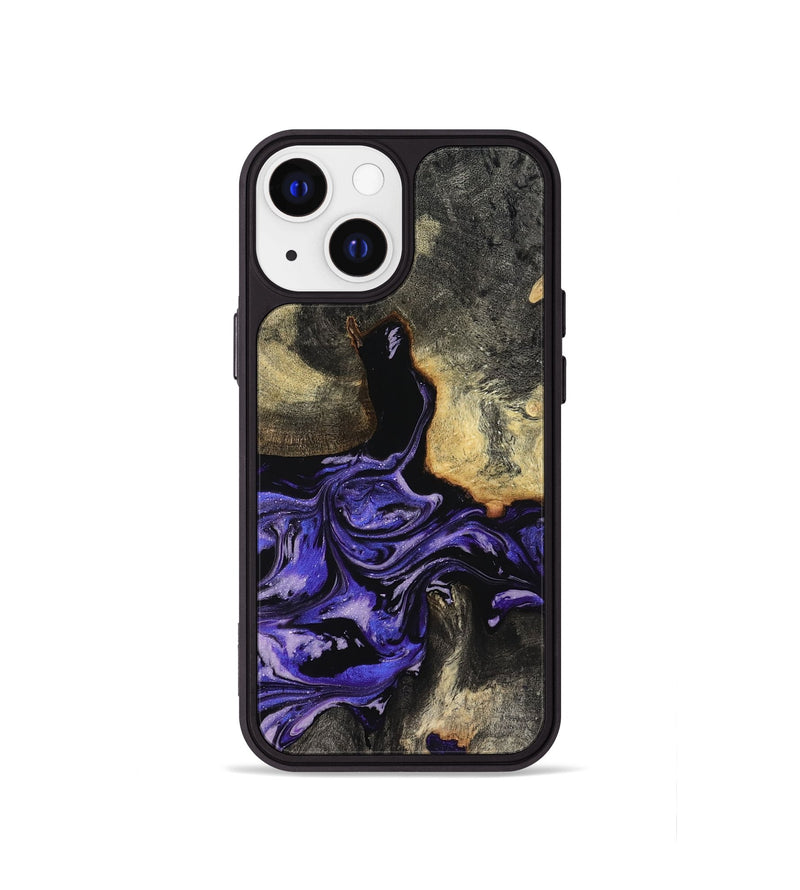 iPhone 13 mini Wood Phone Case - Santana (Purple, 819182)