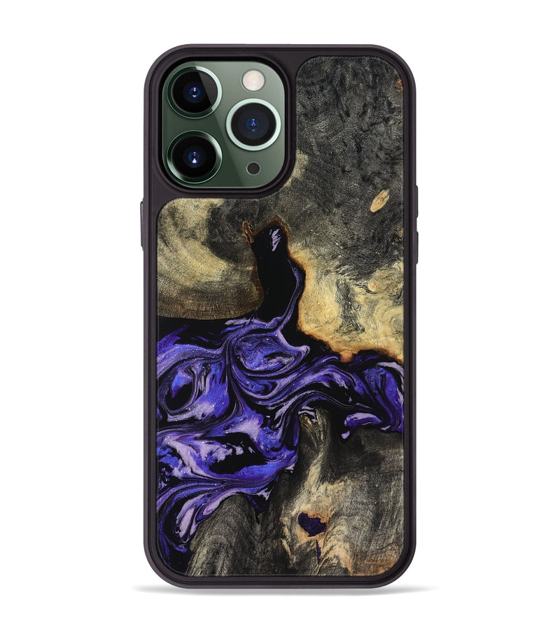 iPhone 13 Pro Max Wood Phone Case - Santana (Purple, 819182)