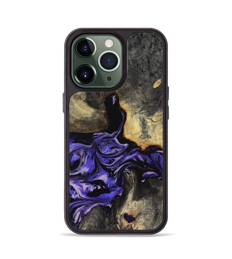 iPhone 13 Pro Wood Phone Case - Santana (Purple, 819182)
