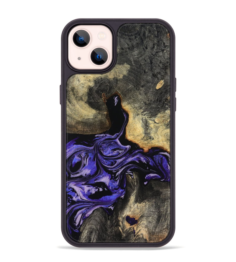 iPhone 14 Plus Wood Phone Case - Santana (Purple, 819182)