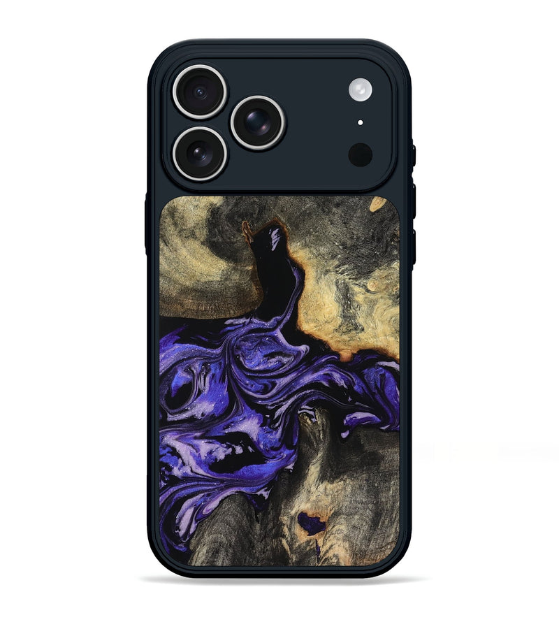 iPhone 17 Pro Max Wood Phone Case - Santana (Purple, 819182)