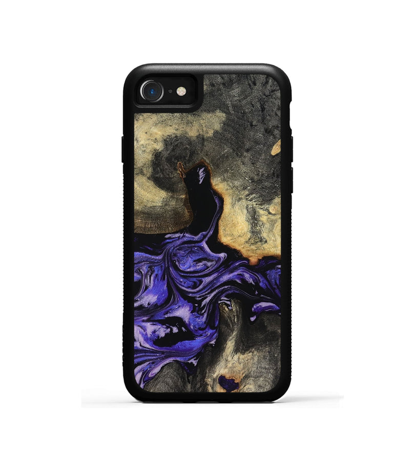 iPhone SE Wood Phone Case - Santana (Purple, 819182)