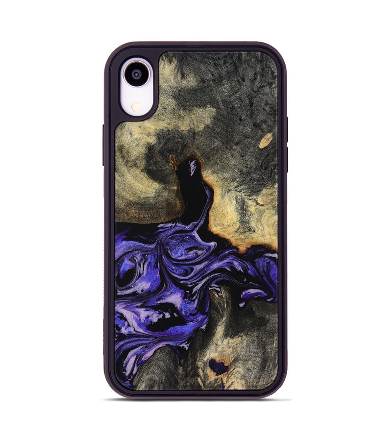 iPhone Xr Wood Phone Case - Santana (Purple, 819182)