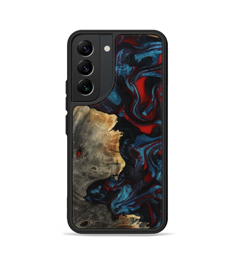 Galaxy S22 Wood Phone Case - Delmer (Red, 819183)