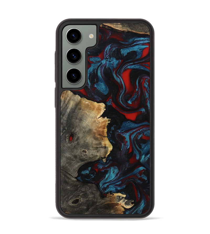 Galaxy S23 Plus Wood Phone Case - Delmer (Red, 819183)