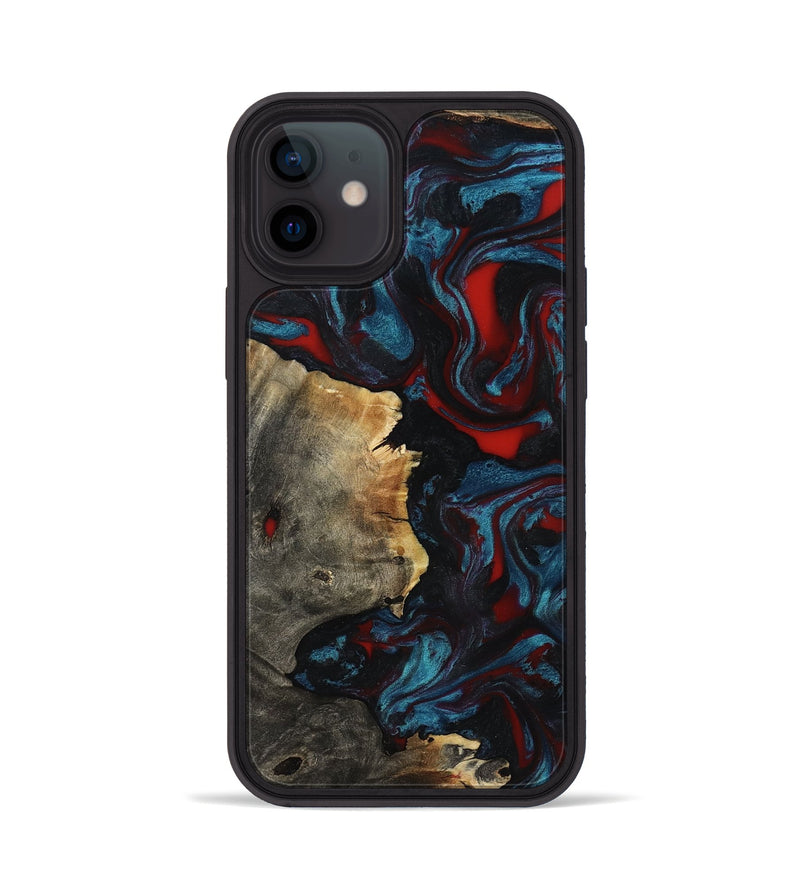 iPhone 12 Wood Phone Case - Delmer (Red, 819183)