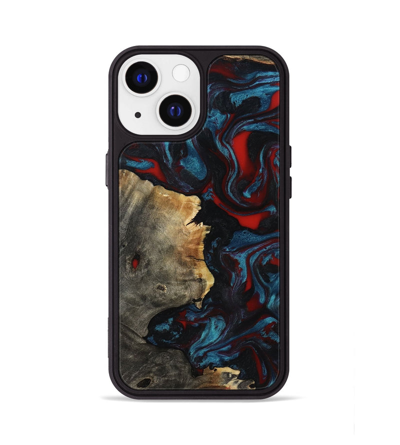 iPhone 13 Wood Phone Case - Delmer (Red, 819183)
