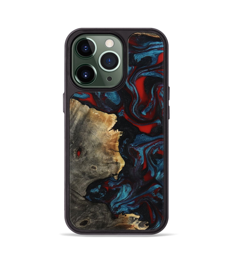 iPhone 13 Pro Wood Phone Case - Delmer (Red, 819183)