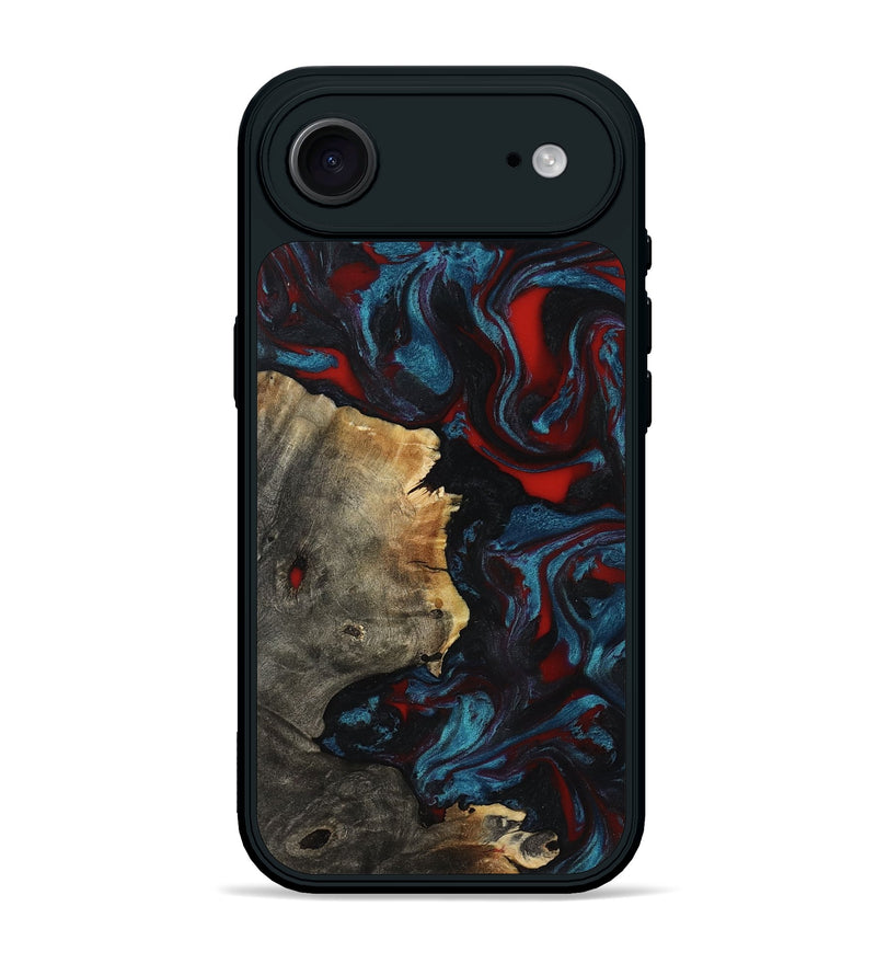 iPhone 17 Air Wood Phone Case - Delmer (Red, 819183)