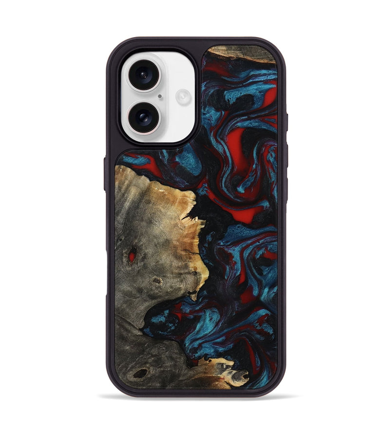 iPhone 17 Wood Phone Case - Delmer (Red, 819183)
