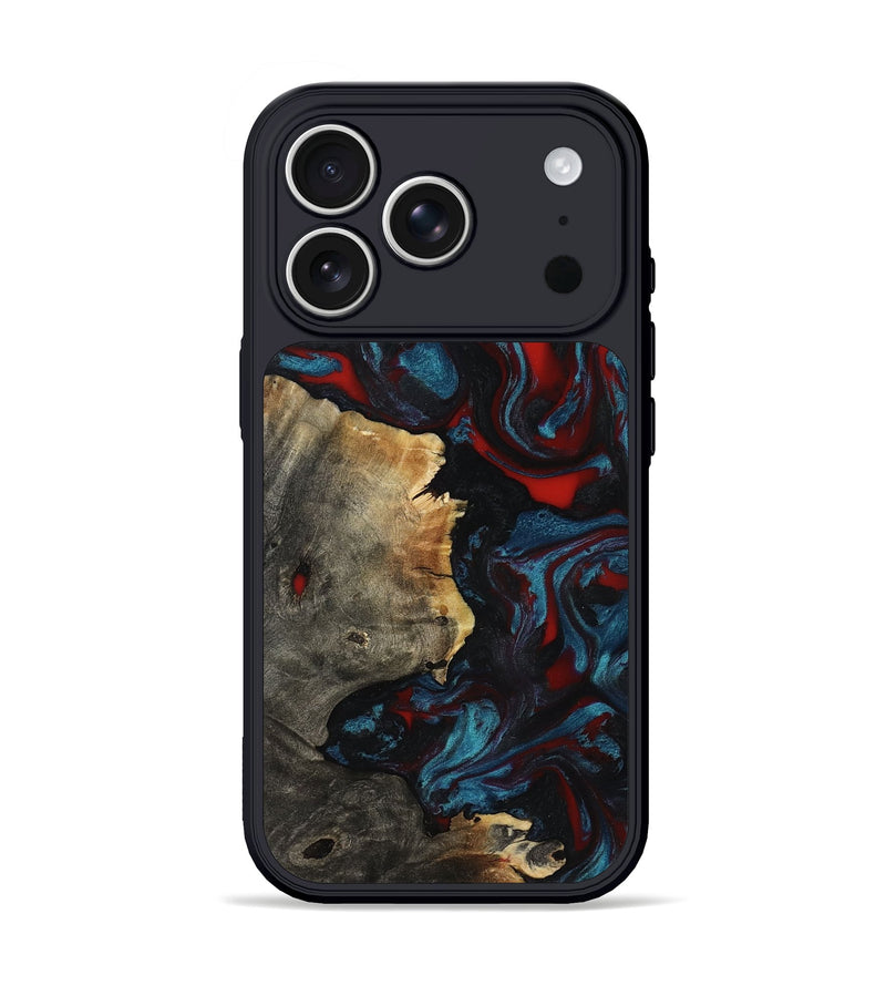 iPhone 17 Pro Wood Phone Case - Delmer (Red, 819183)