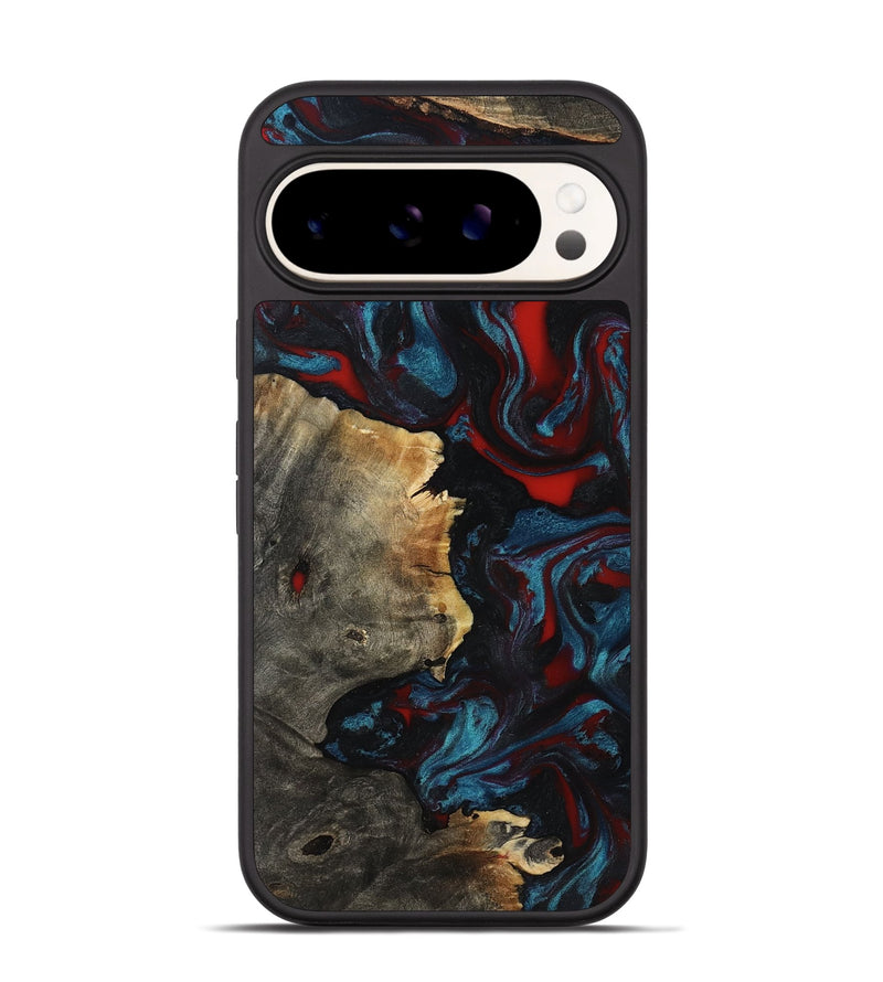 Pixel 9 Pro Wood Phone Case - Delmer (Red, 819183)