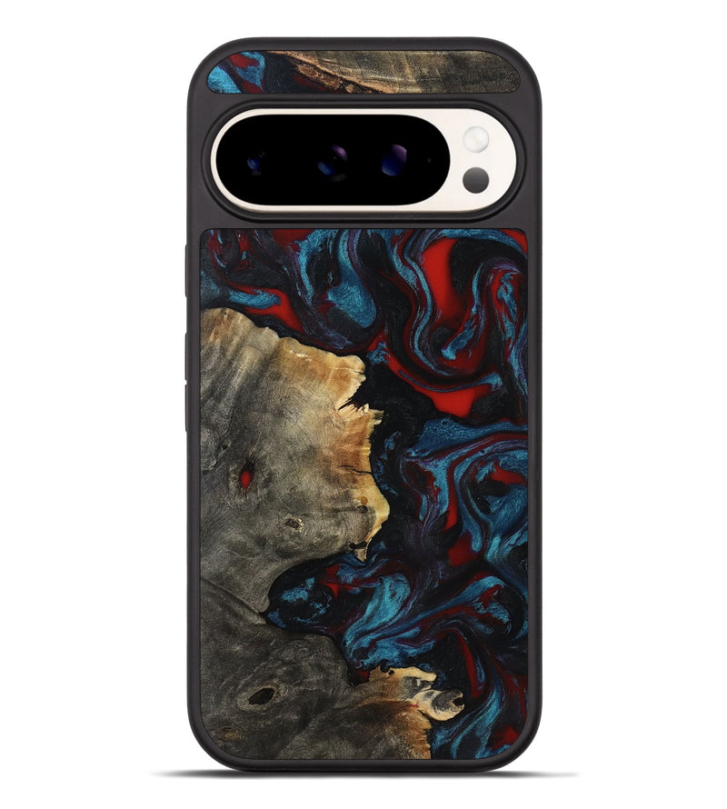 Pixel 9 Pro XL Wood Phone Case - Delmer (Red, 819183)