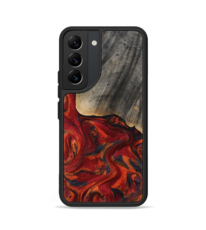 Galaxy S22 Wood Phone Case - Aila (Red, 819184)