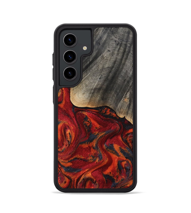 Galaxy S24 Wood Phone Case - Aila (Red, 819184)