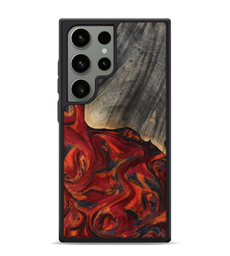 Galaxy S24 Ultra Wood Phone Case - Aila (Red, 819184)