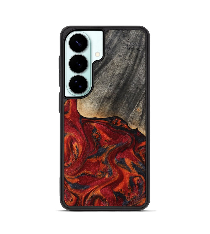 Galaxy S26 Wood Phone Case - Aila (Red, 819184)
