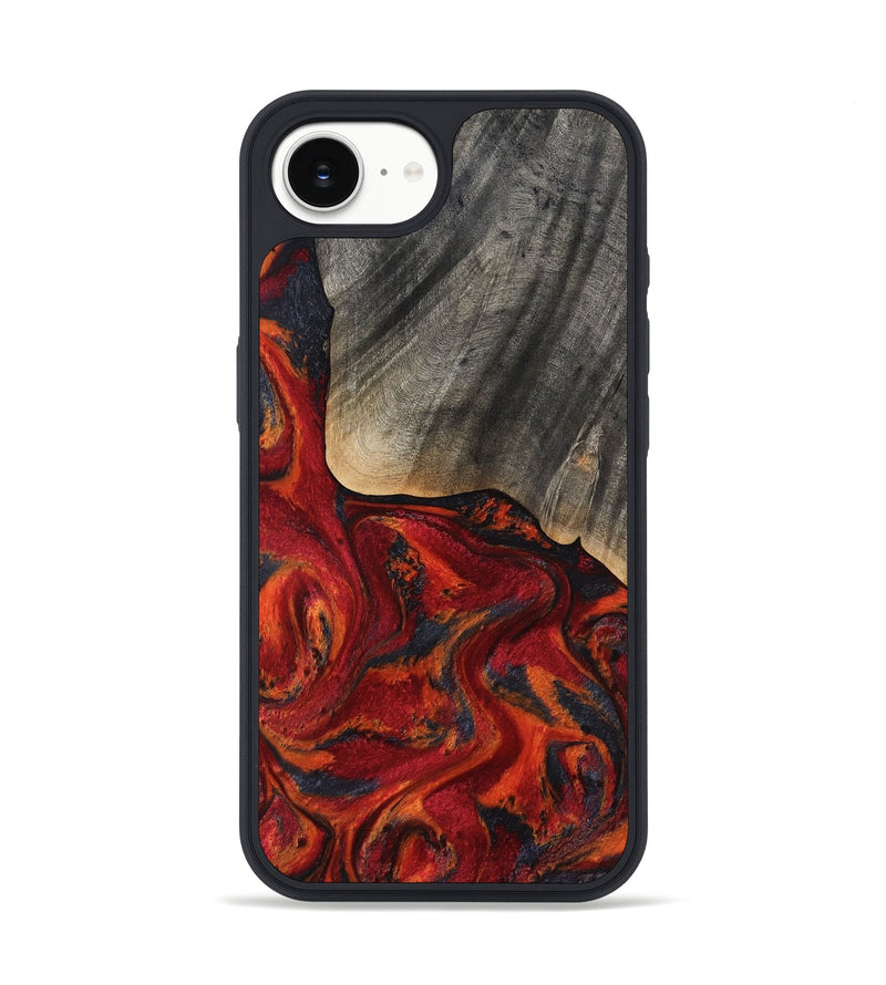 iPhone 16e Wood Phone Case - Aila (Red, 819184)