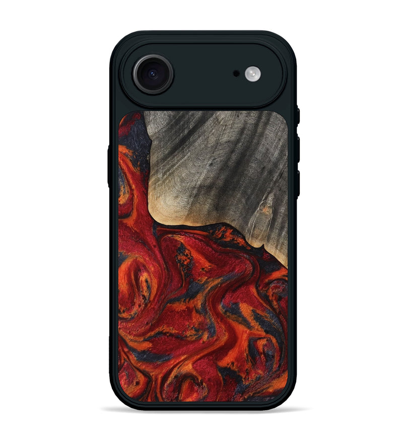 iPhone 17 Air Wood Phone Case - Aila (Red, 819184)