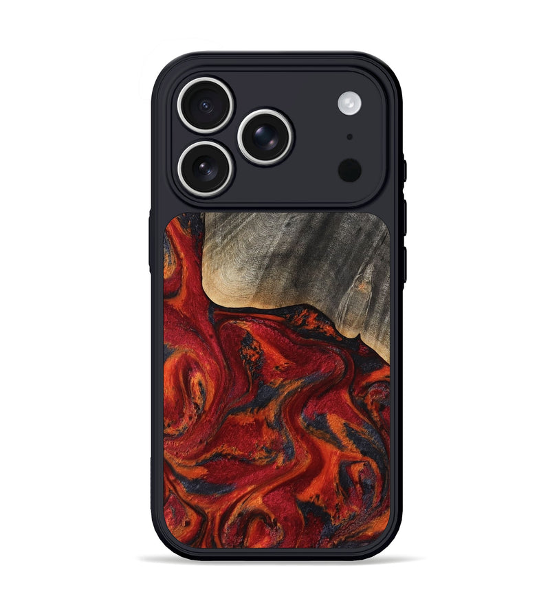 iPhone 17 Pro Wood Phone Case - Aila (Red, 819184)