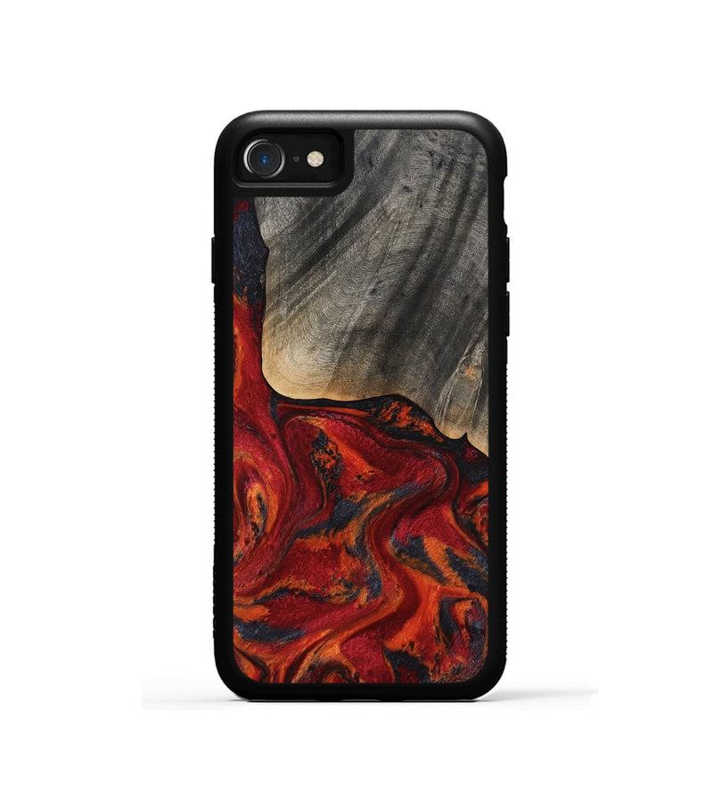 iPhone SE Wood Phone Case - Aila (Red, 819184)