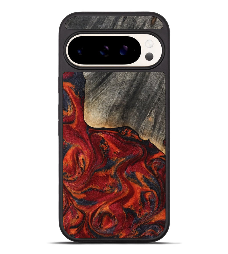 Pixel 9 Pro XL Wood Phone Case - Aila (Red, 819184)