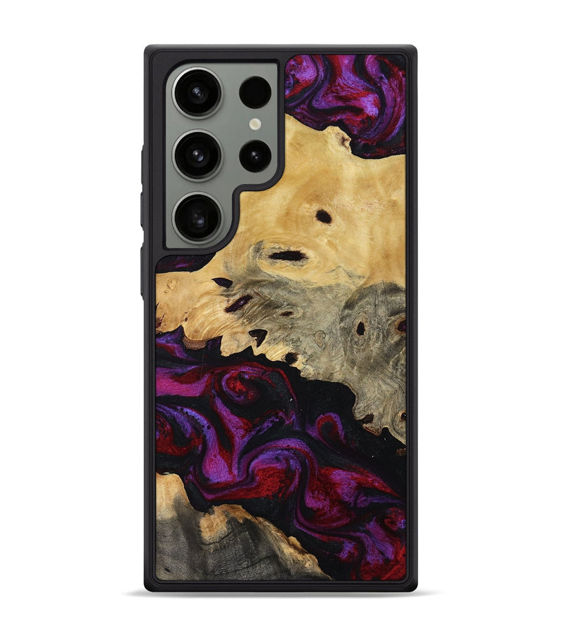 Galaxy S24 Ultra Wood Phone Case - Jasiah (Purple, 819185)