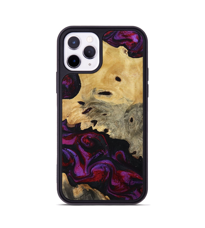 iPhone 11 Pro Wood Phone Case - Jasiah (Purple, 819185)