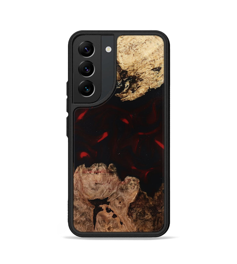 Galaxy S22 Wood Phone Case - Jasmin (Red, 819186)
