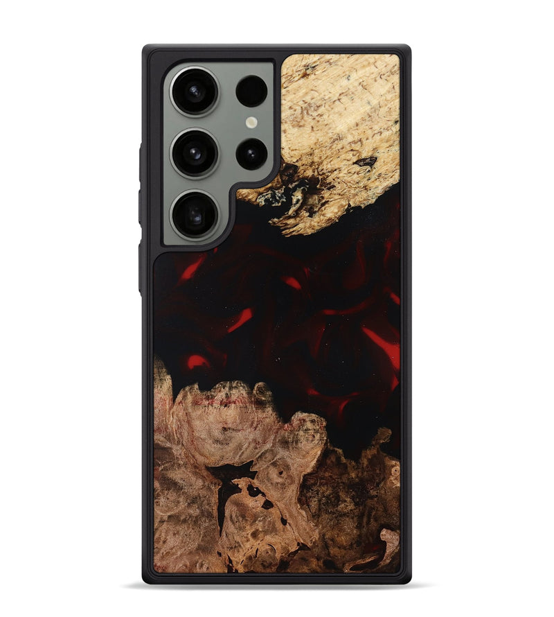Galaxy S24 Ultra Wood Phone Case - Jasmin (Red, 819186)