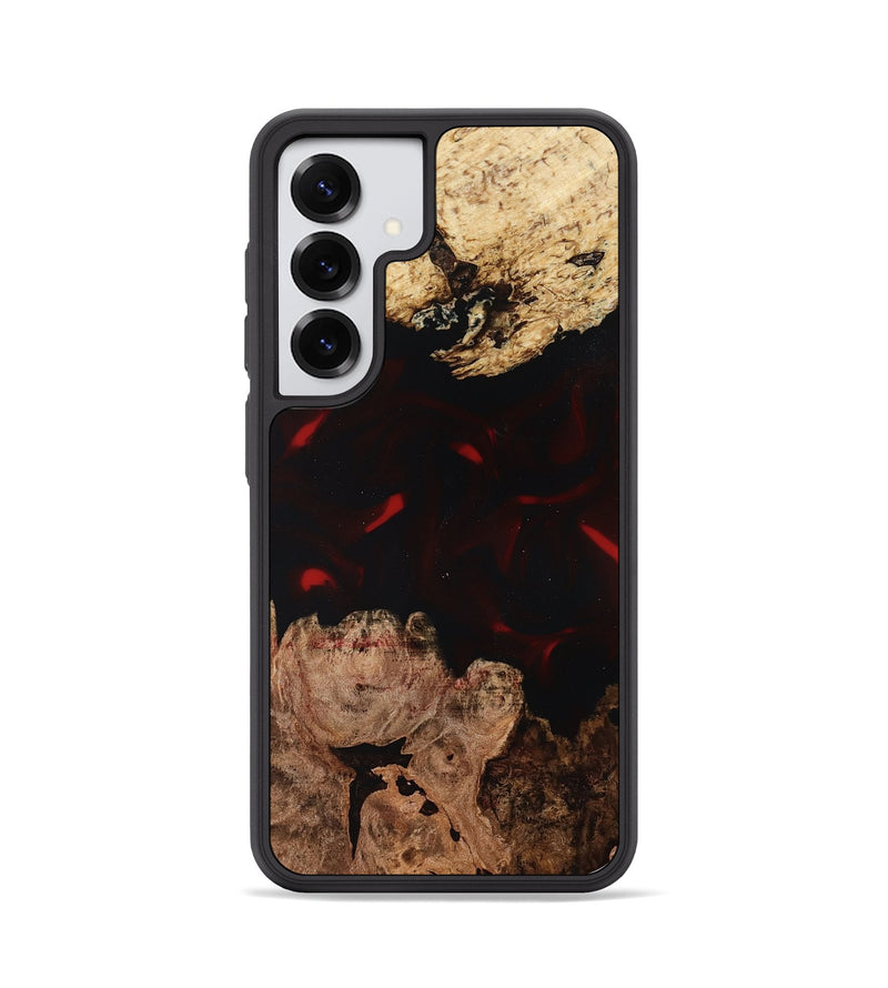 Galaxy S25 Wood Phone Case - Jasmin (Red, 819186)