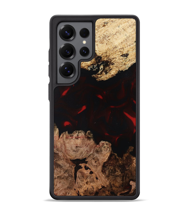 Galaxy S25 Ultra Wood Phone Case - Jasmin (Red, 819186)