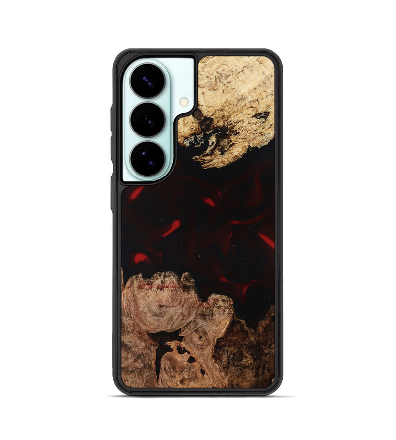 Galaxy S26 Wood Phone Case - Jasmin (Red, 819186)