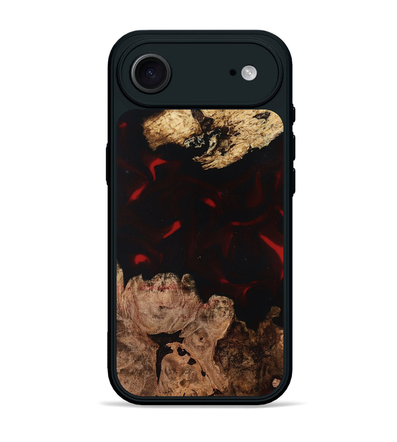 iPhone 17 Air Wood Phone Case - Jasmin (Red, 819186)