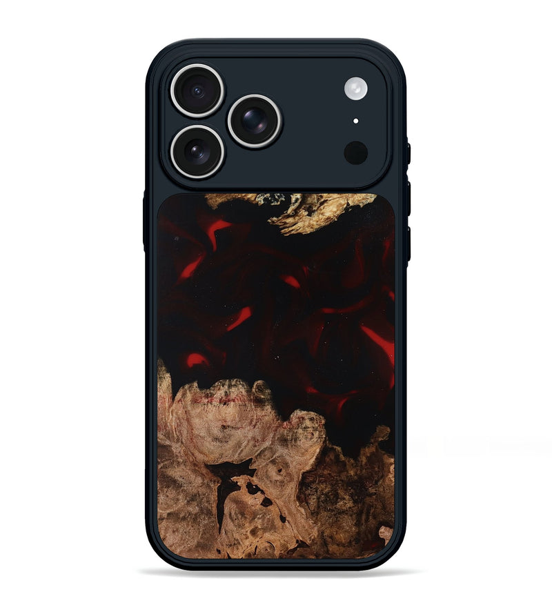 iPhone 17 Pro Max Wood Phone Case - Jasmin (Red, 819186)