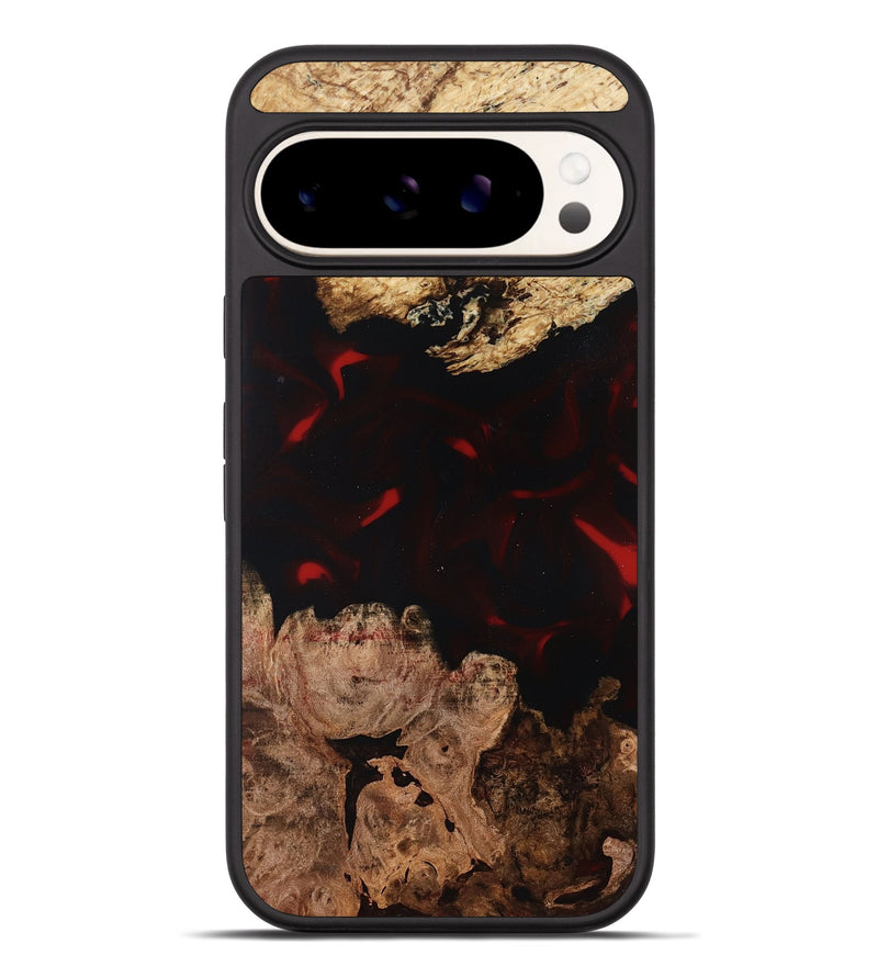 Pixel 9 Pro XL Wood Phone Case - Jasmin (Red, 819186)