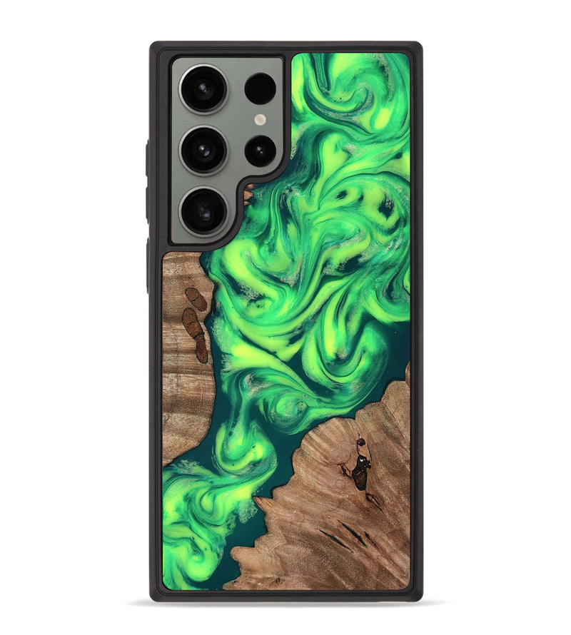 Galaxy S23 Ultra Wood Phone Case - Remi (Neon, 819188)