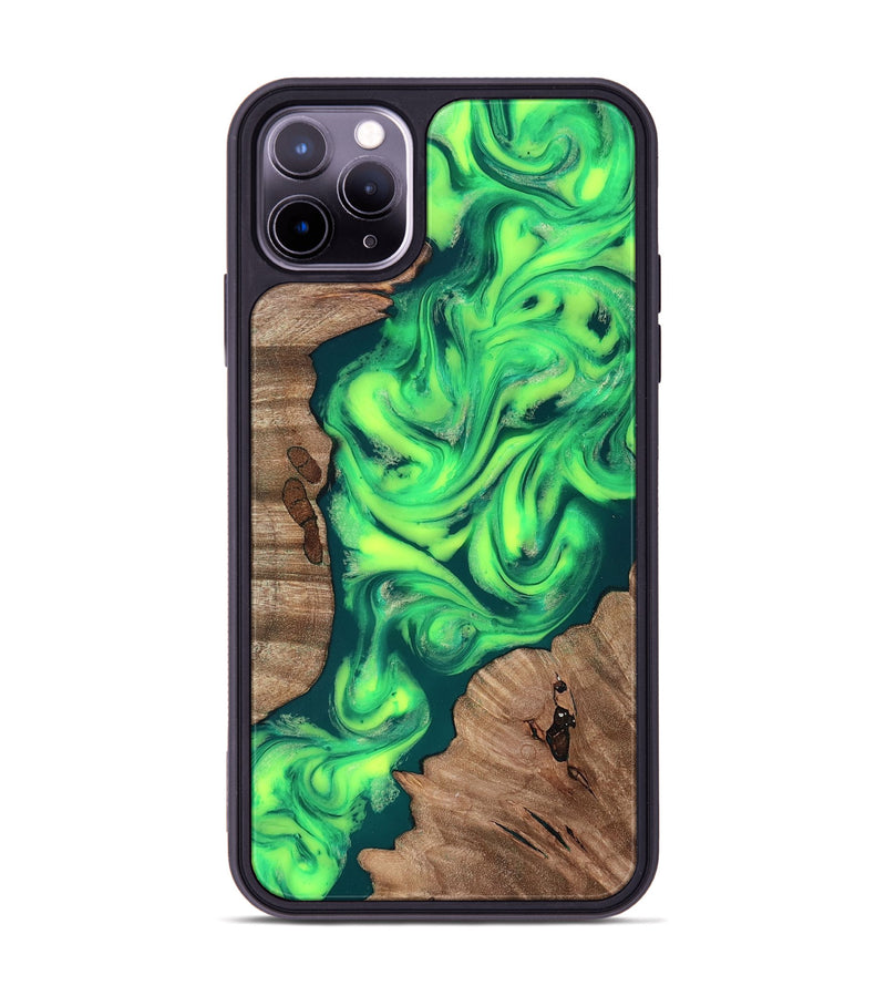 iPhone 11 Pro Max Wood Phone Case - Remi (Neon, 819188)