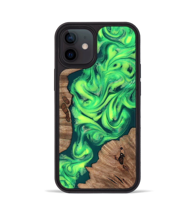 iPhone 12 Wood Phone Case - Remi (Neon, 819188)