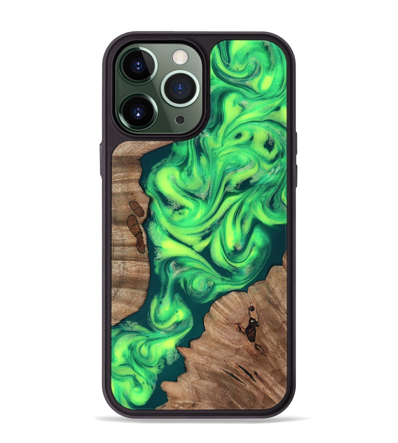 iPhone 13 Pro Max Wood Phone Case - Remi (Neon, 819188)