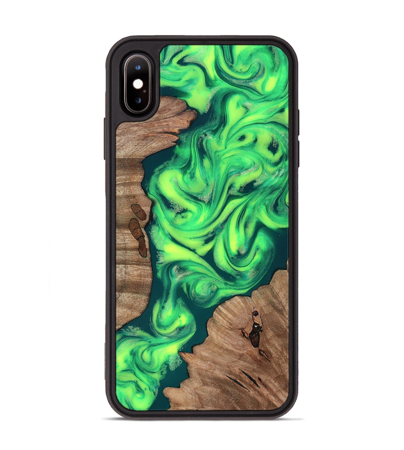 iPhone Xs Max Wood Phone Case - Remi (Neon, 819188)