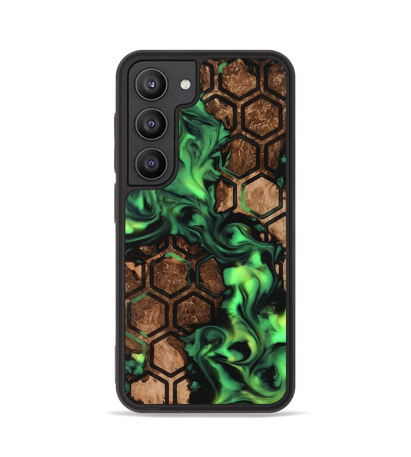 Galaxy S23 Wood Phone Case - Lilia (Neon, 819189)