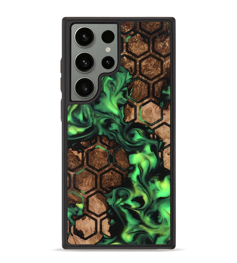 Galaxy S23 Ultra Wood Phone Case - Lilia (Neon, 819189)