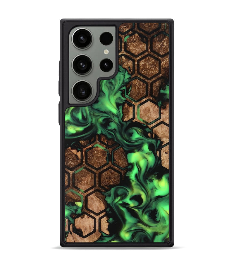 Galaxy S24 Ultra Wood Phone Case - Lilia (Neon, 819189)
