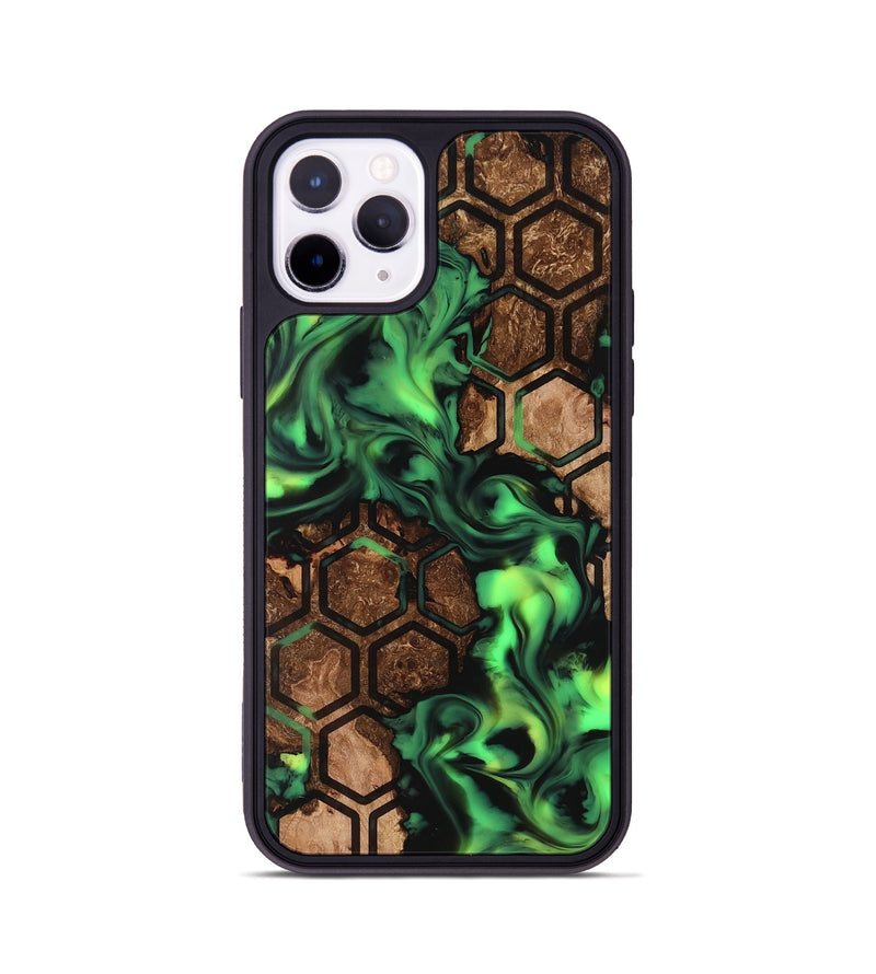 iPhone 11 Pro Wood Phone Case - Lilia (Neon, 819189)