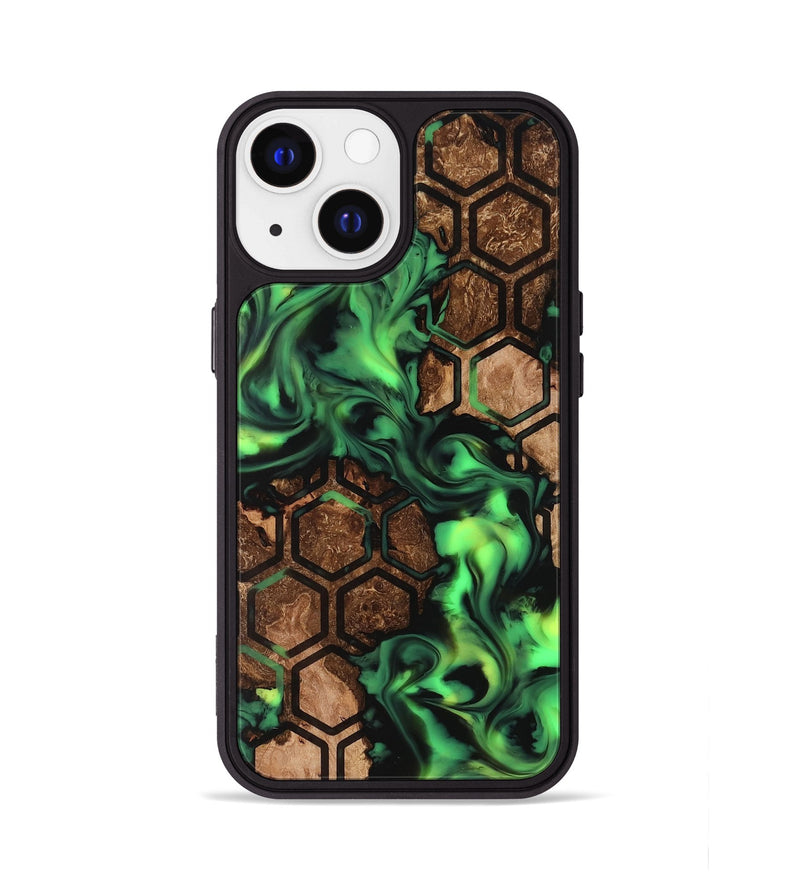 iPhone 13 Wood Phone Case - Lilia (Neon, 819189)