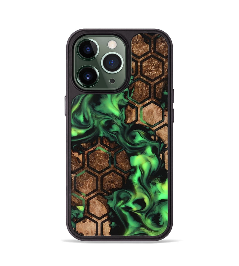 iPhone 13 Pro Wood Phone Case - Lilia (Neon, 819189)