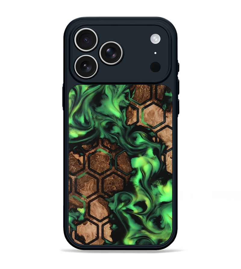 iPhone 17 Pro Max Wood Phone Case - Lilia (Neon, 819189)