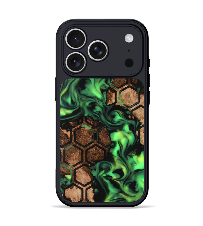iPhone 17 Pro Wood Phone Case - Lilia (Neon, 819189)