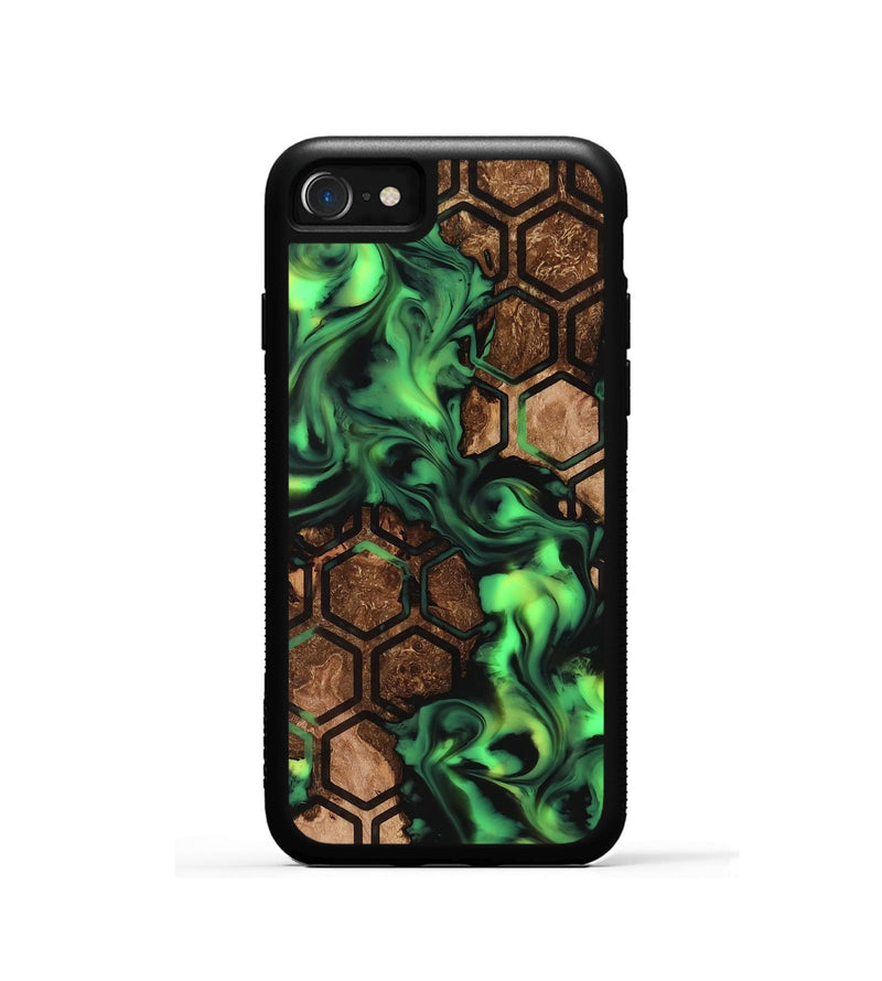 iPhone SE Wood Phone Case - Lilia (Neon, 819189)